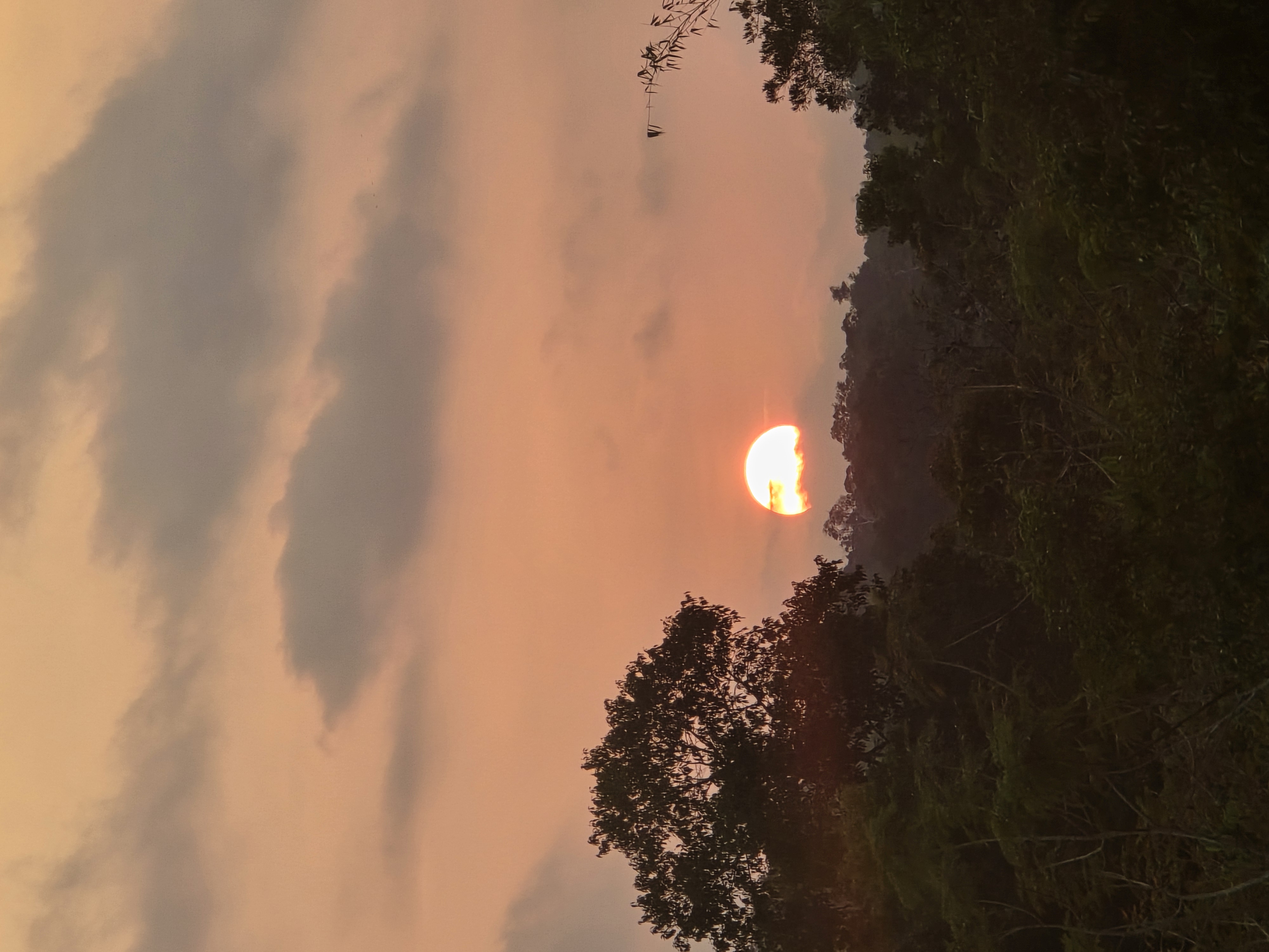 Sunset horizon from Koh Rong beach